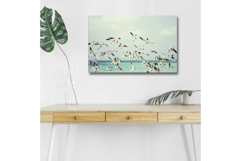 Väggdekor LED-belysning Canvas Målning - Inredning - Tavlor & posters - Canvastavla