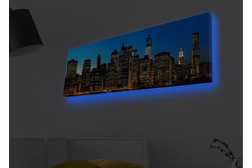 Väggdekor LED-belysning Canvas Målning - Inredning - Tavlor & posters - Canvastavla