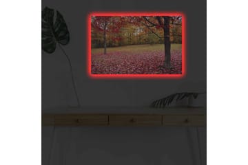 Väggdekor LED-belysning Canvas Målning - Inredning - Tavlor & posters - Canvastavla
