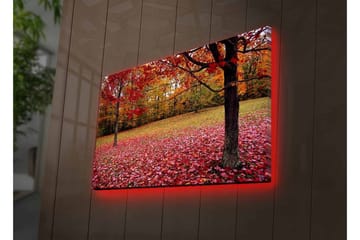Väggdekor LED-belysning Canvas Målning - Inredning - Tavlor & posters - Canvastavla