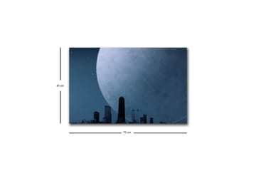Väggdekor LED-belysning Canvas Målning - Inredning - Tavlor & posters - Canvastavla