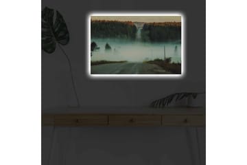Väggdekor LED-belysning Canvas Målning - Inredning - Tavlor & posters - Canvastavla