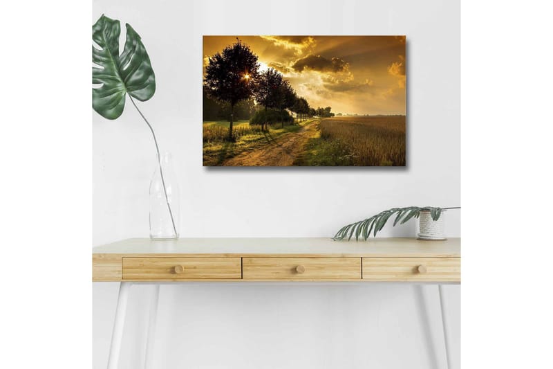 Väggdekor LED-belysning Canvas Målning - Inredning - Tavlor & posters - Canvastavla