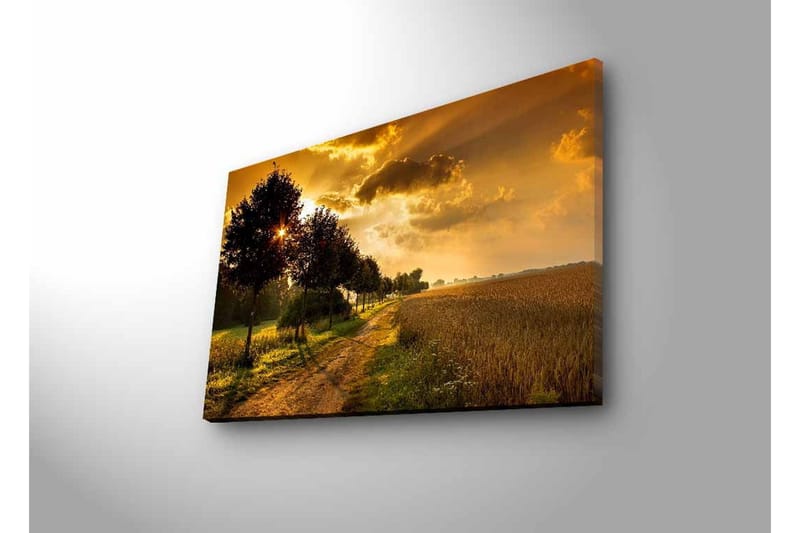 Väggdekor LED-belysning Canvas Målning - Inredning - Tavlor & posters - Canvastavla
