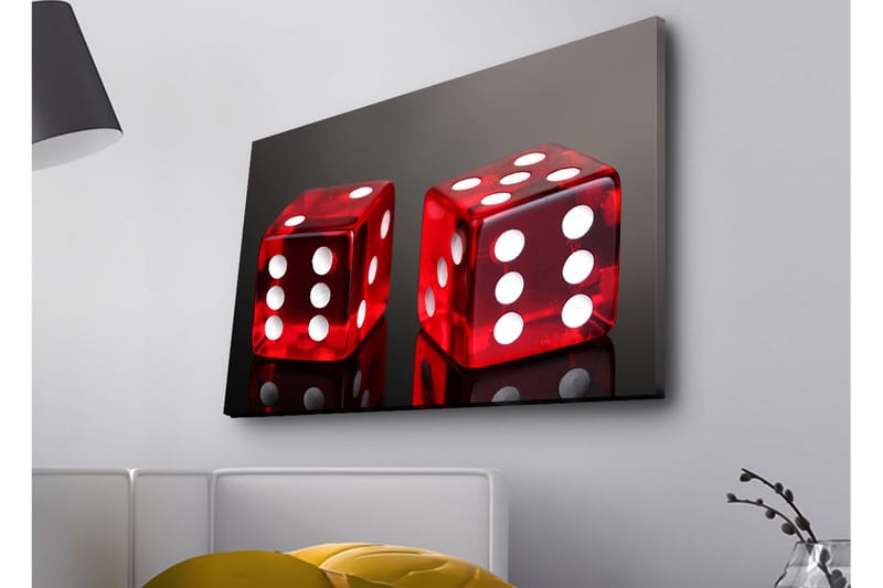 Väggdekor LED-belysning Canvas Målning - Inredning - Tavlor & posters - Canvastavla