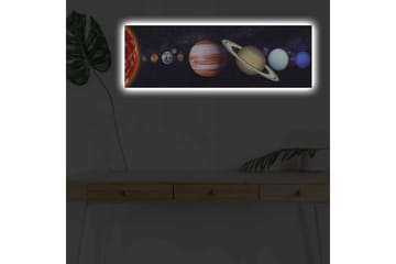 Väggdekor LED-belysning Canvas Målning - Inredning - Tavlor & posters - Canvastavla