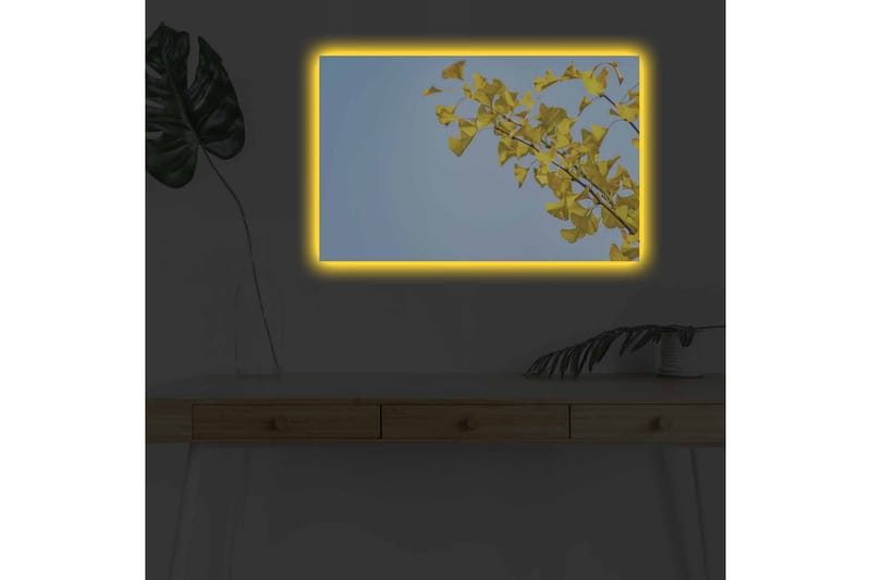 Väggdekor LED-belysning Canvas Målning - Inredning - Tavlor & posters - Canvastavla