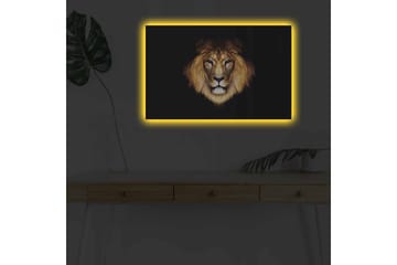Väggdekor LED-belysning Canvas Målning - Inredning - Tavlor & posters - Canvastavla