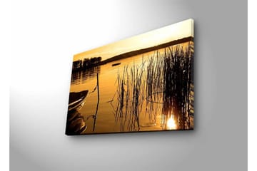 Väggdekor LED-belysning Canvas Målning - Inredning - Tavlor & posters - Canvastavla
