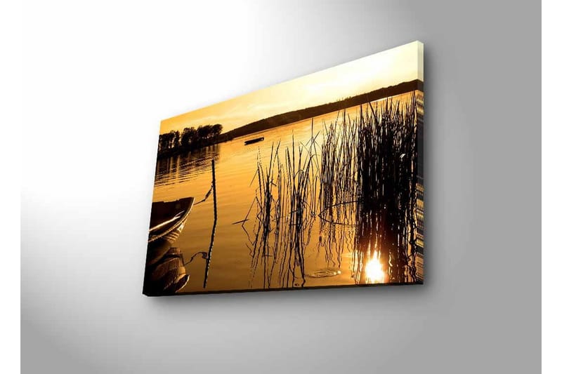 Väggdekor LED-belysning Canvas Målning - Inredning - Tavlor & posters - Canvastavla