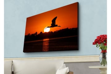 Väggdekor LED-belysning Canvas Målning - Inredning - Tavlor & posters - Canvastavla