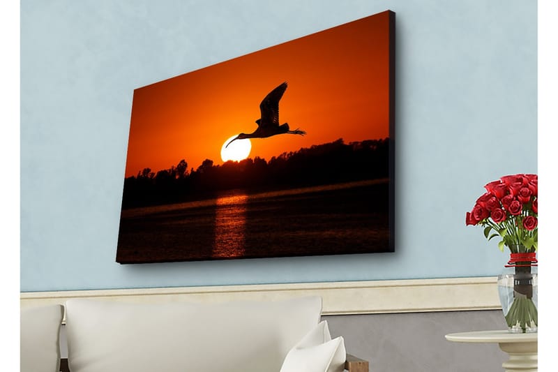 Väggdekor LED-belysning Canvas Målning - Inredning - Tavlor & posters - Canvastavla