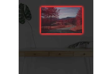 Väggdekor LED-belysning Canvas Målning - Inredning - Tavlor & posters - Canvastavla