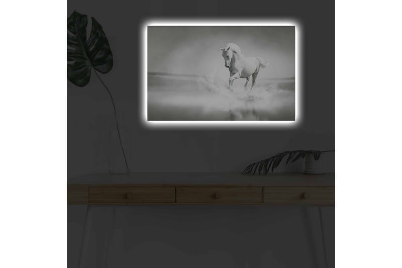 Väggdekor LED-belysning Canvas Målning - Inredning - Tavlor & posters - Canvastavla