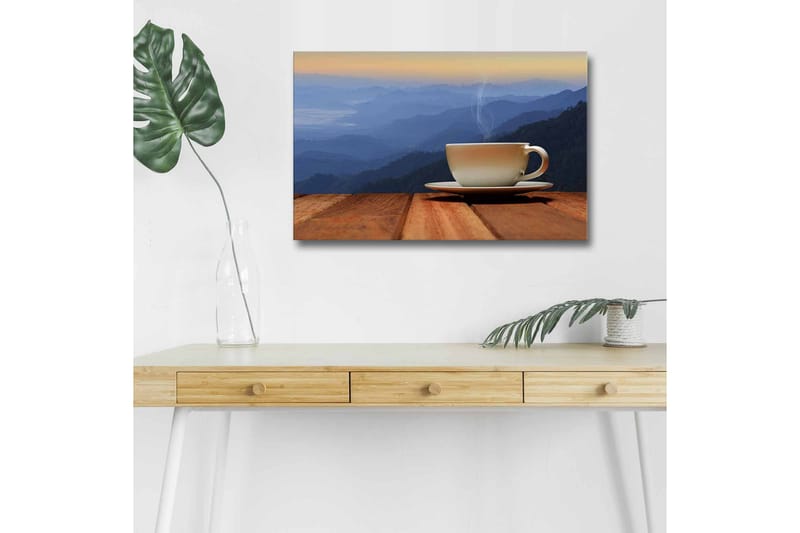 Väggdekor LED-belysning Canvas Målning - Inredning - Tavlor & posters - Canvastavla