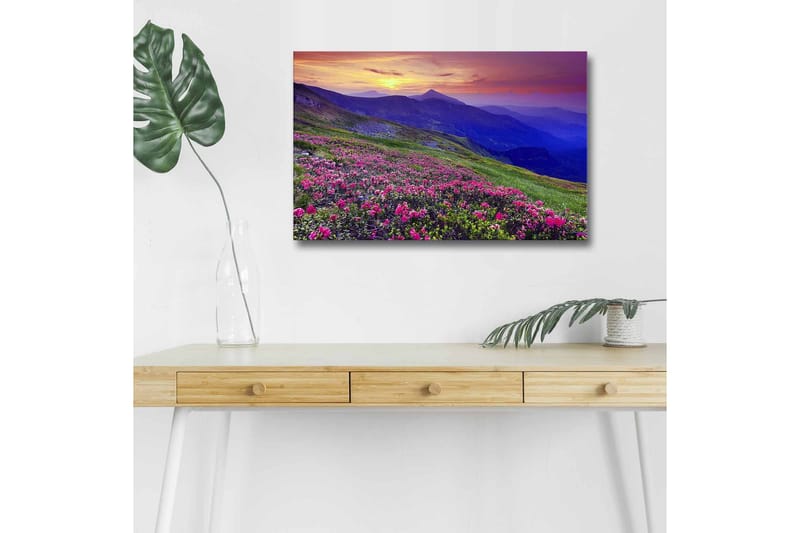 Väggdekor LED-belysning Canvas Målning - Inredning - Tavlor & posters - Canvastavla