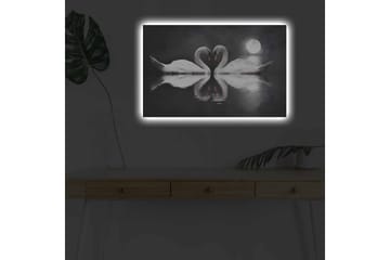 Väggdekor LED-belysning Canvas Målning - Inredning - Tavlor & posters - Canvastavla