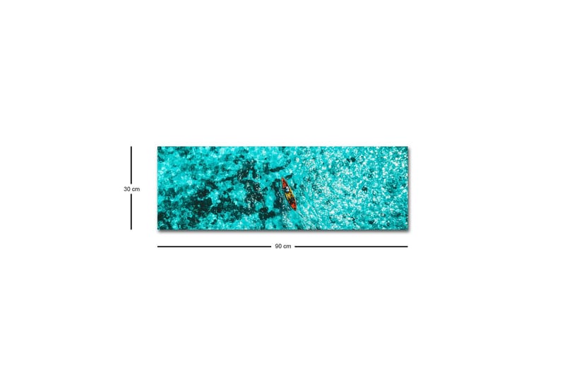 Väggdekor LED-belysning Canvas Målning - Inredning - Tavlor & posters - Canvastavla