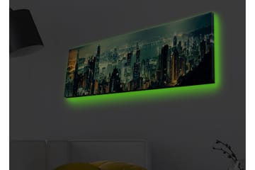 Väggdekor LED-belysning Canvas Målning - Inredning - Tavlor & posters - Canvastavla