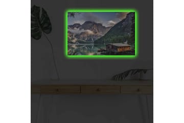 Väggdekor LED-belysning Canvas Målning - Inredning - Tavlor & posters - Canvastavla