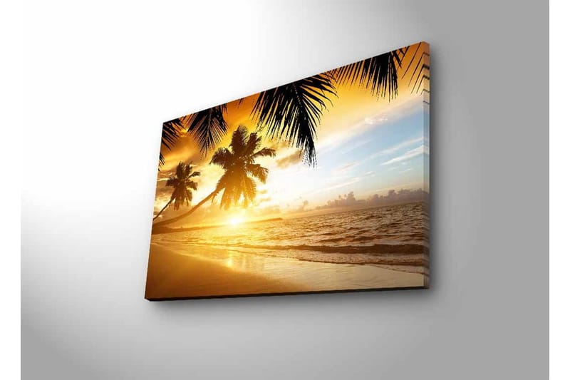 Väggdekor LED-belysning Canvas Målning - Inredning - Tavlor & posters - Canvastavla