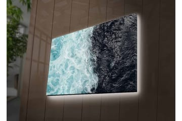 Väggdekor LED-belysning Canvas Målning - Inredning - Tavlor & posters - Canvastavla
