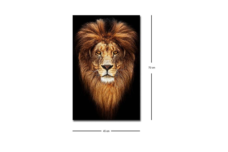 Väggdekor LED-belysning Canvas Målning - Inredning - Tavlor & posters - Canvastavla
