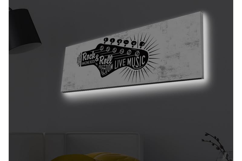 Väggdekor LED-belysning Canvas Målning - Inredning - Tavlor & posters - Canvastavla