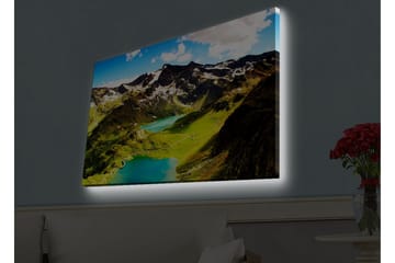 Väggdekor LED-belysning Canvas Målning - Inredning - Tavlor & posters - Canvastavla