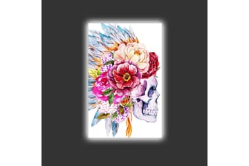 Väggdekor LED-belysning Canvas Målning - Inredning - Tavlor & posters - Canvastavla