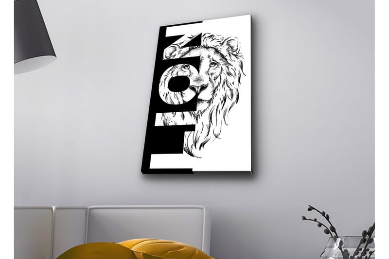Väggdekor LED-belysning Canvas Målning - Inredning - Tavlor & posters - Canvastavla