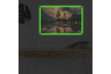 Väggdekor LED-belysning Canvas Målning - Inredning - Tavlor & posters - Canvastavla