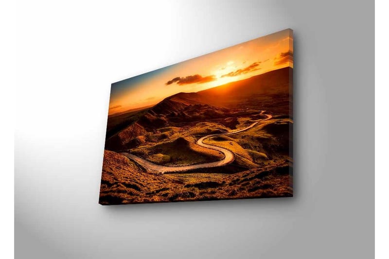 Väggdekor LED-belysning Canvas Målning - Inredning - Tavlor & posters - Canvastavla