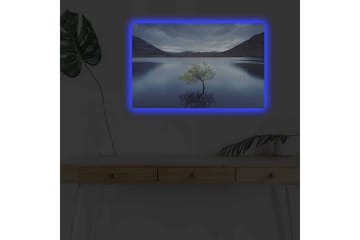 Väggdekor LED-belysning Canvas Målning - Inredning - Tavlor & posters - Canvastavla
