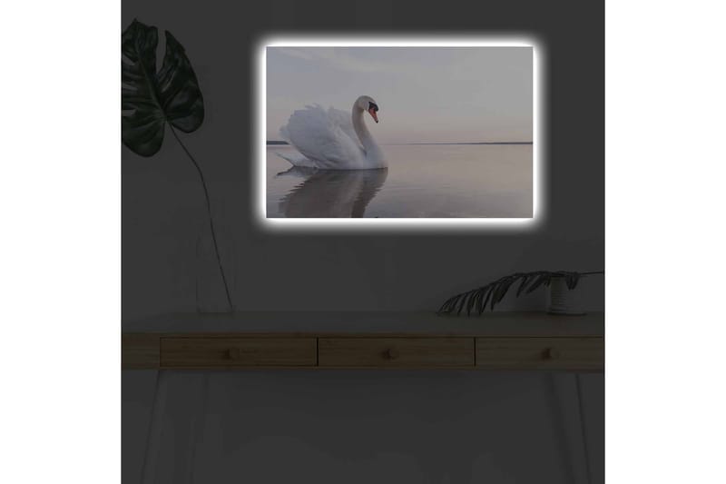 Väggdekor LED-belysning Canvas Målning - Inredning - Tavlor & posters - Canvastavla