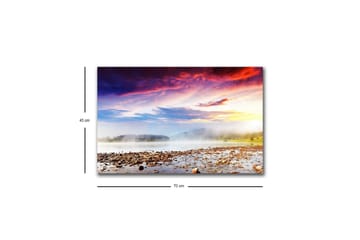 Väggdekor LED-belysning Canvas Målning - Inredning - Tavlor & posters - Canvastavla