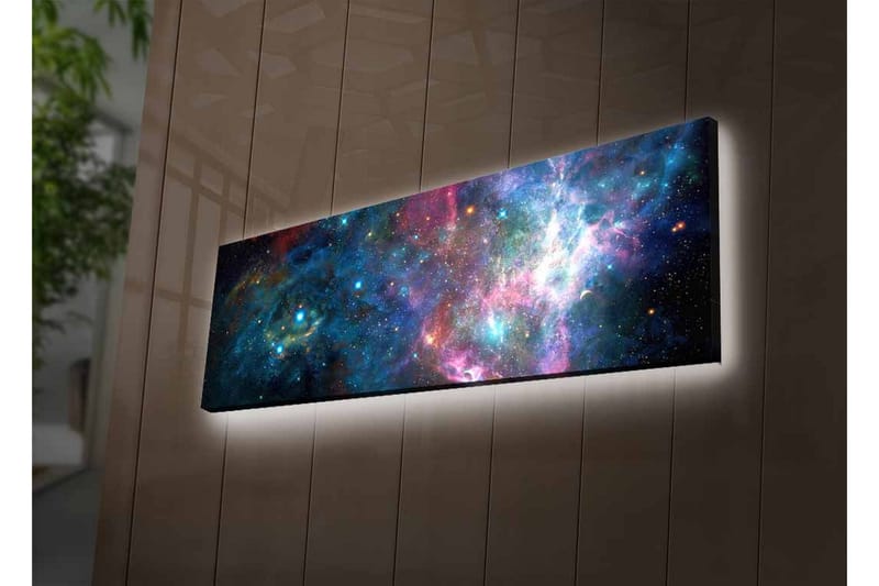 Väggdekor LED-belysning Canvas Målning - Inredning - Tavlor & posters - Canvastavla