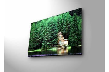 Väggdekor LED-belysning Canvas Målning - Inredning - Tavlor & posters - Canvastavla