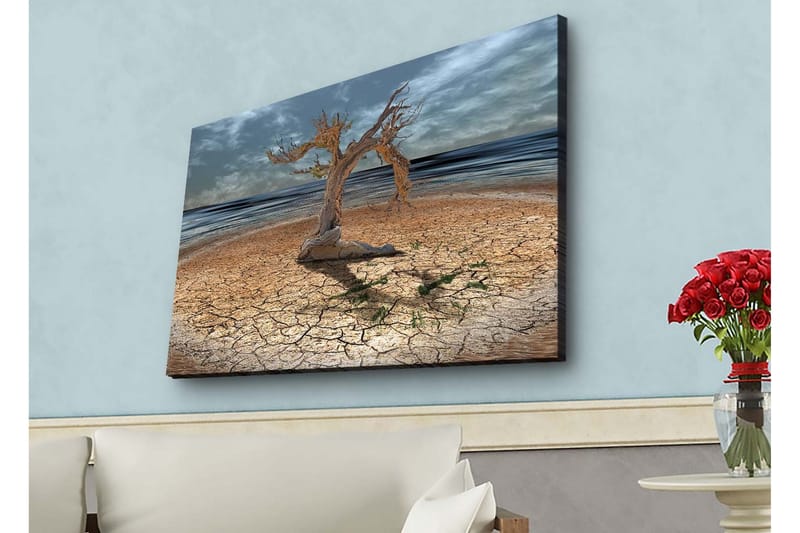 Väggdekor LED-belysning Canvas Målning - Inredning - Tavlor & posters - Canvastavla