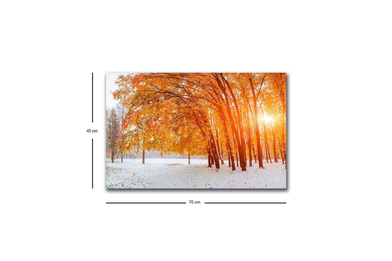 Väggdekor LED-belysning Canvas Målning - Inredning - Tavlor & posters - Canvastavla