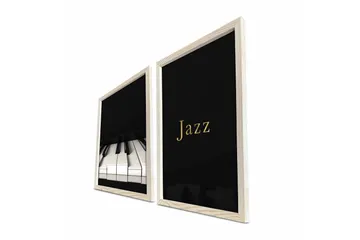 Väggdekor MDF Målning 2 Delar - Inredning - Tavlor & posters - Canvastavla