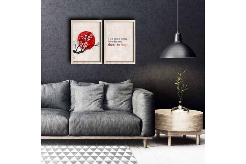 Väggdekor MDF Målning 2 Delar - Inredning - Tavlor & posters - Canvastavla