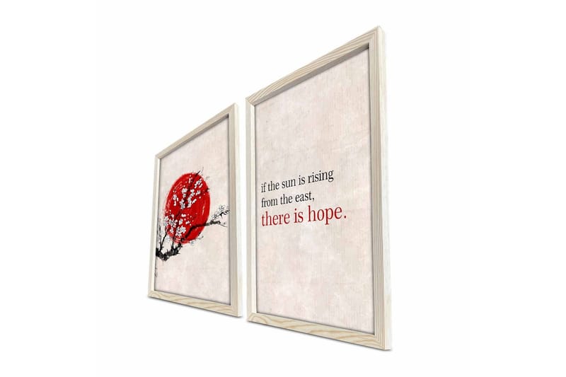 Väggdekor MDF Målning 2 Delar - Inredning - Tavlor & posters - Canvastavla