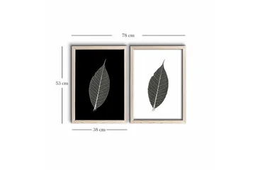 Väggdekor MDF Målning 2 Delar - Inredning - Tavlor & posters - Canvastavla