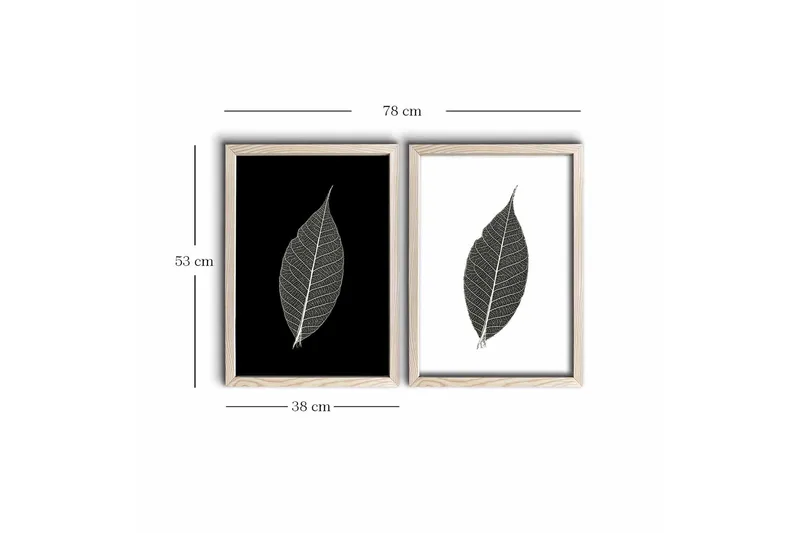 Väggdekor MDF Målning 2 Delar - Inredning - Tavlor & posters - Canvastavla