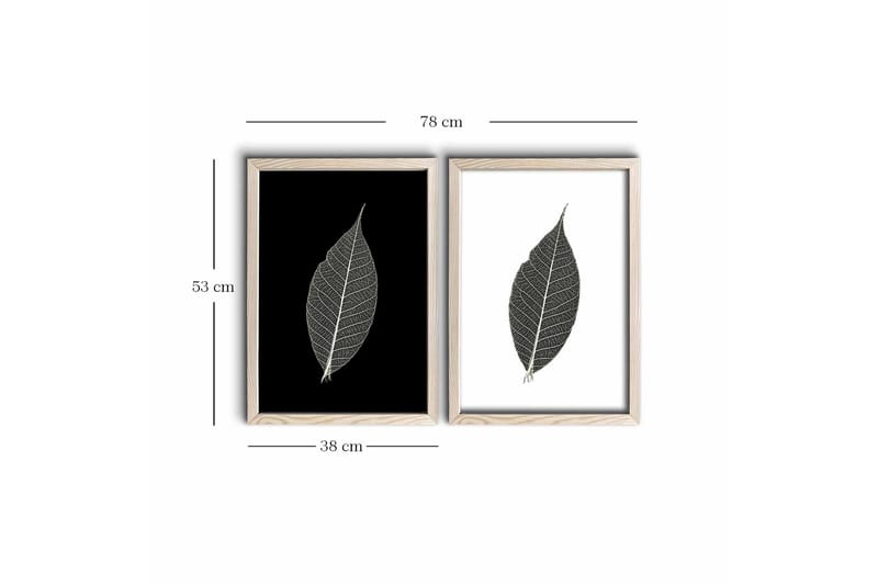 Väggdekor MDF Målning 2 Delar - Inredning - Tavlor & posters - Canvastavla