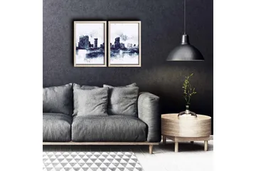 Väggdekor MDF Målning 2 Delar - Inredning - Tavlor & posters - Canvastavla