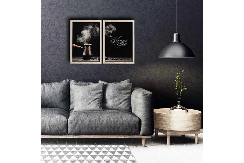 Väggdekor MDF Målning 2 Delar