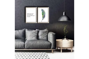 Väggdekor MDF Målning 2 Delar - Inredning - Tavlor & posters - Canvastavla