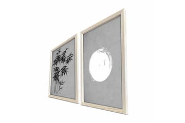 Väggdekor MDF Målning 2 Delar - Inredning - Tavlor & posters - Canvastavla